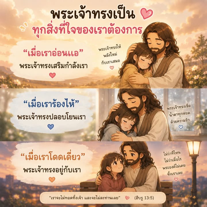 พระเจ้าทรงเป็นทุกสิ่งที่ใจของเราต้องการ