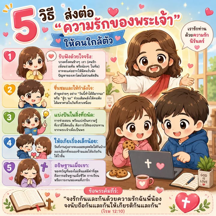 💖 ความรักของพระเจ้า ไม่ได้เริ่มจากสิ่งยิ่งใหญ่เสมอไป