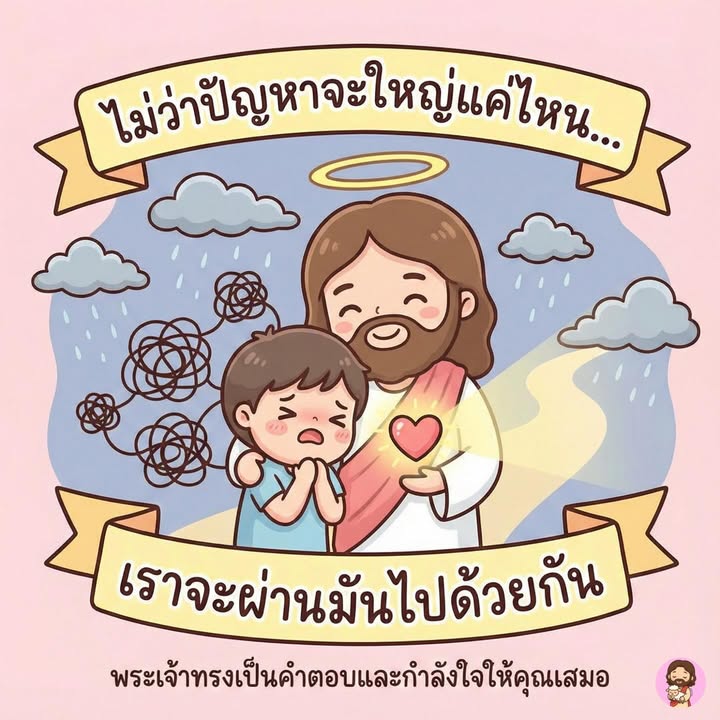 🌧️ ไม่ว่าปัญหาจะใหญ่แค่ไหน... เราจะผ่านมันไปด้วยกัน ❤️