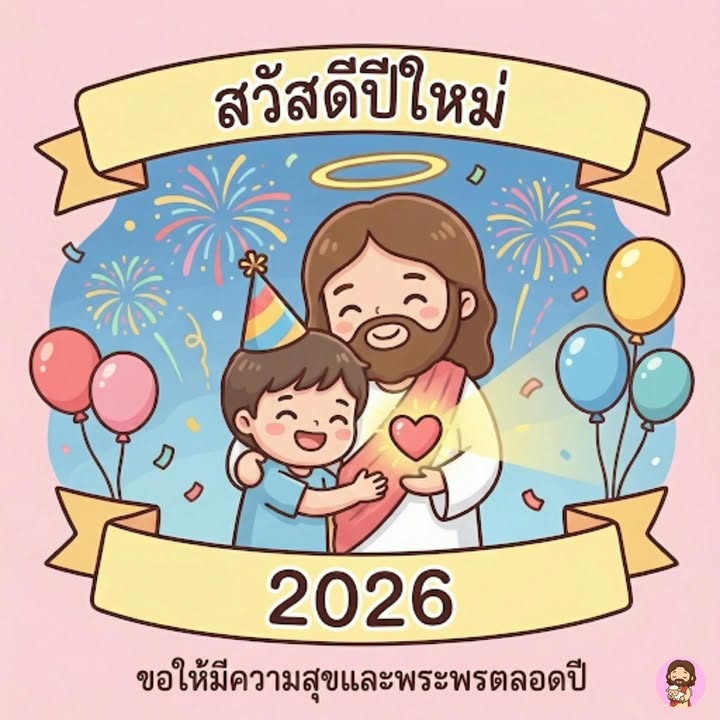 สวัสดีปีใหม่ 2026 ขอพระเจ้าอวยพรทุกท่าน